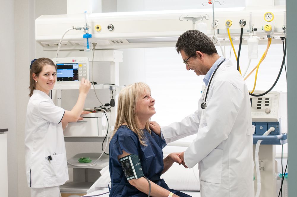 El equipo médico multidisciplinar brinda una atención excelente y ágil